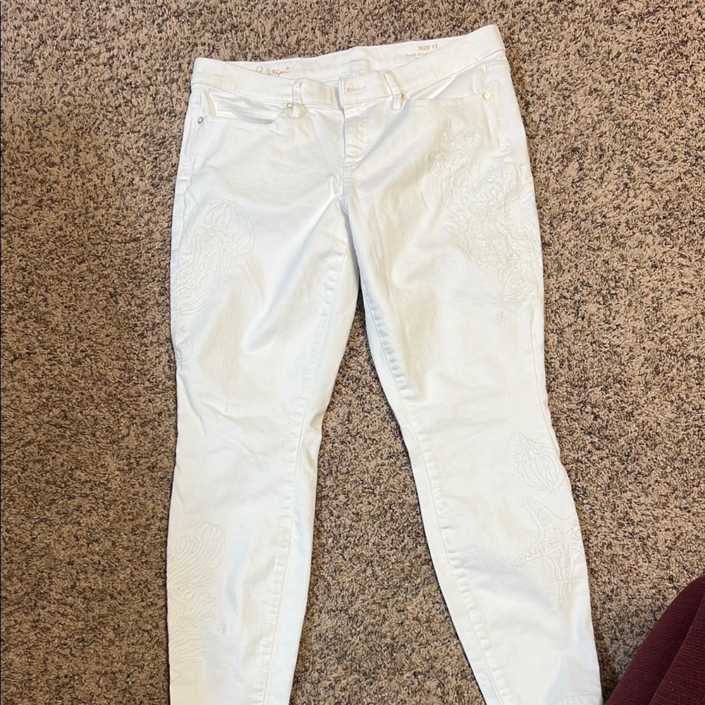 Lilly Pulitzer White Women Jeans